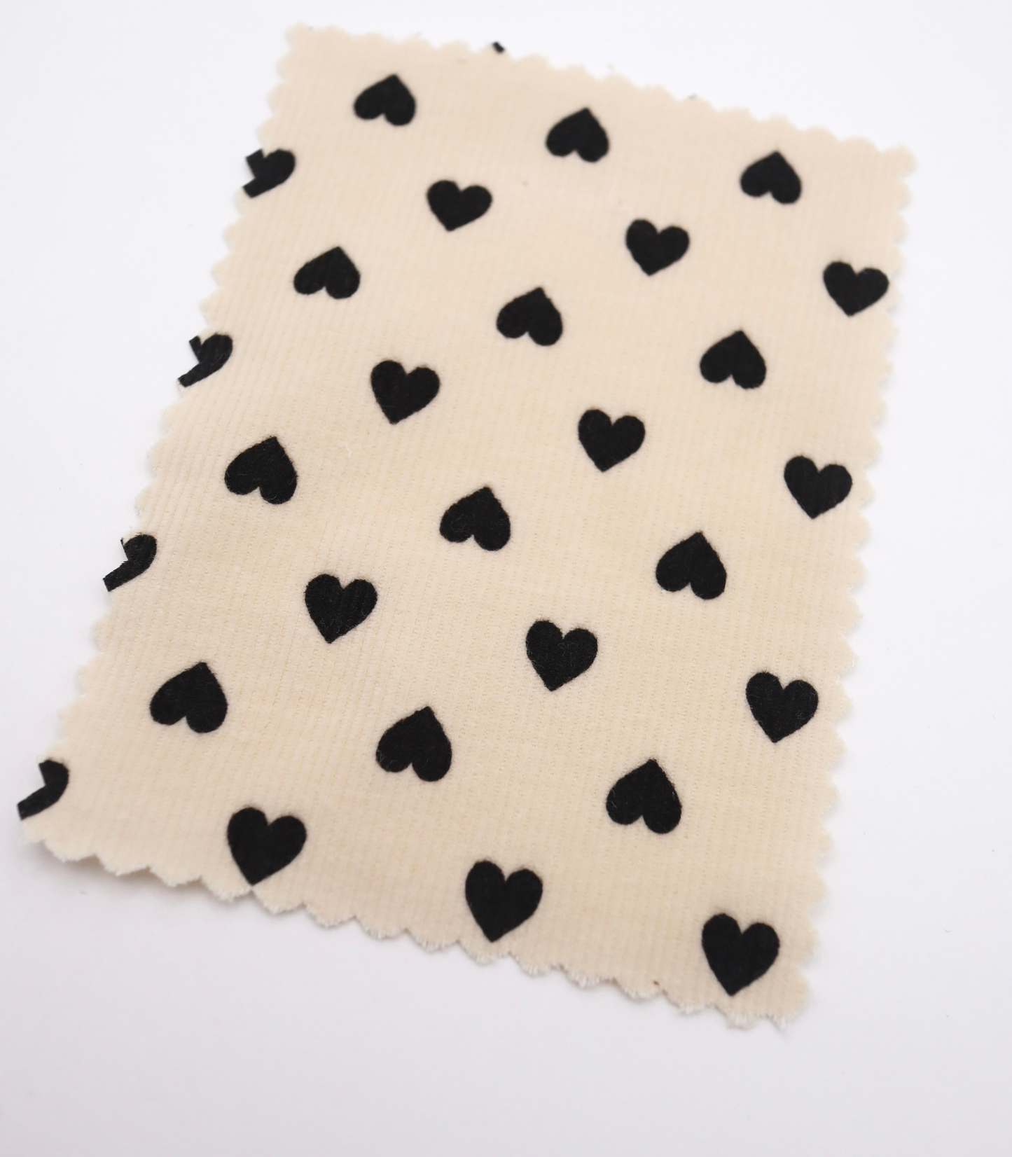 【25SS-024】プチハートプリントコーデュロイ　/0.5ｙあたり=～785円