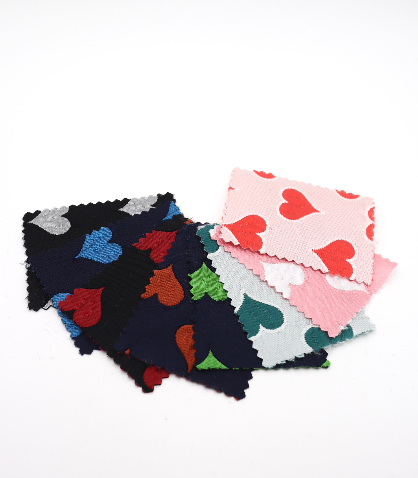 【25SS-040】ハートジャガードサテン　/0.5ｙあたり=～1025円