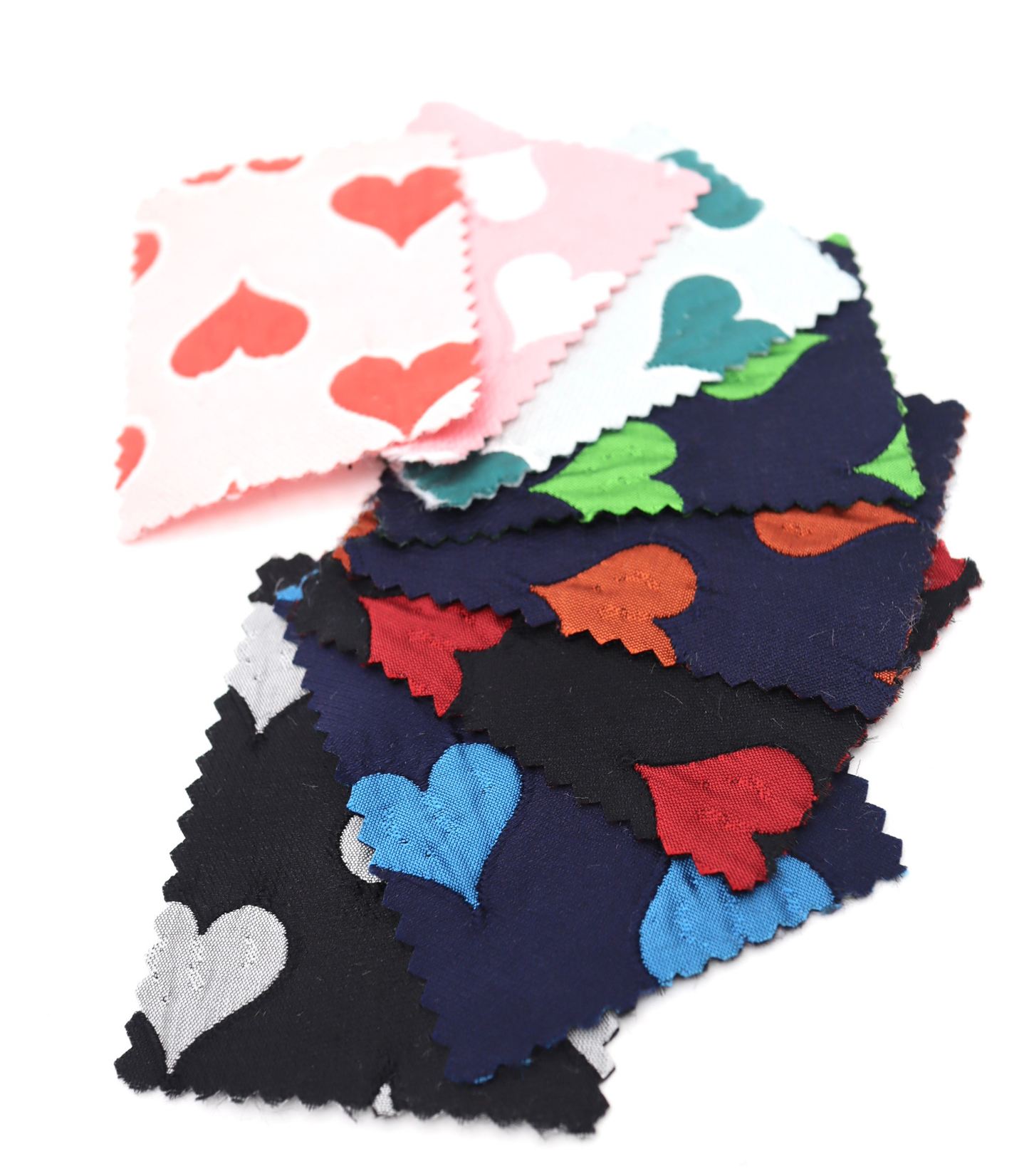 【25SS-040】ハートジャガードサテン　/0.5ｙあたり=～1025円