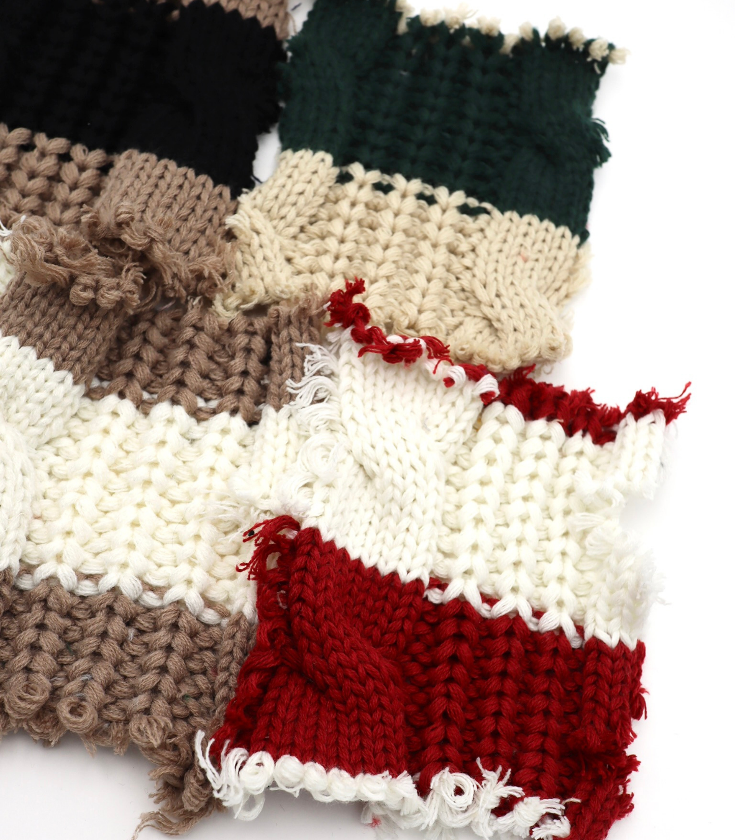 【25SS-106】ローゲージボーダーケーブルニット　/0.5ｙあたり = ～1950円