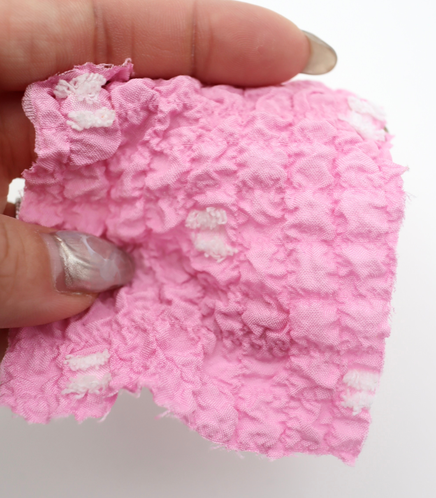 【25SS-205】カットドビードットジャガードシャーリングタフタ　/0.5ｙあたり = ～735円