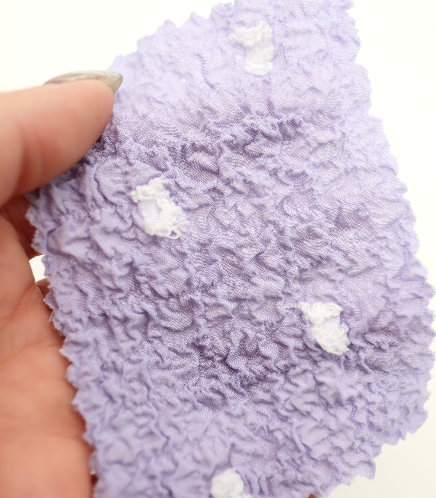 【25SS-205】カットドビードットジャガードシャーリングタフタ　/0.5ｙあたり = ～735円