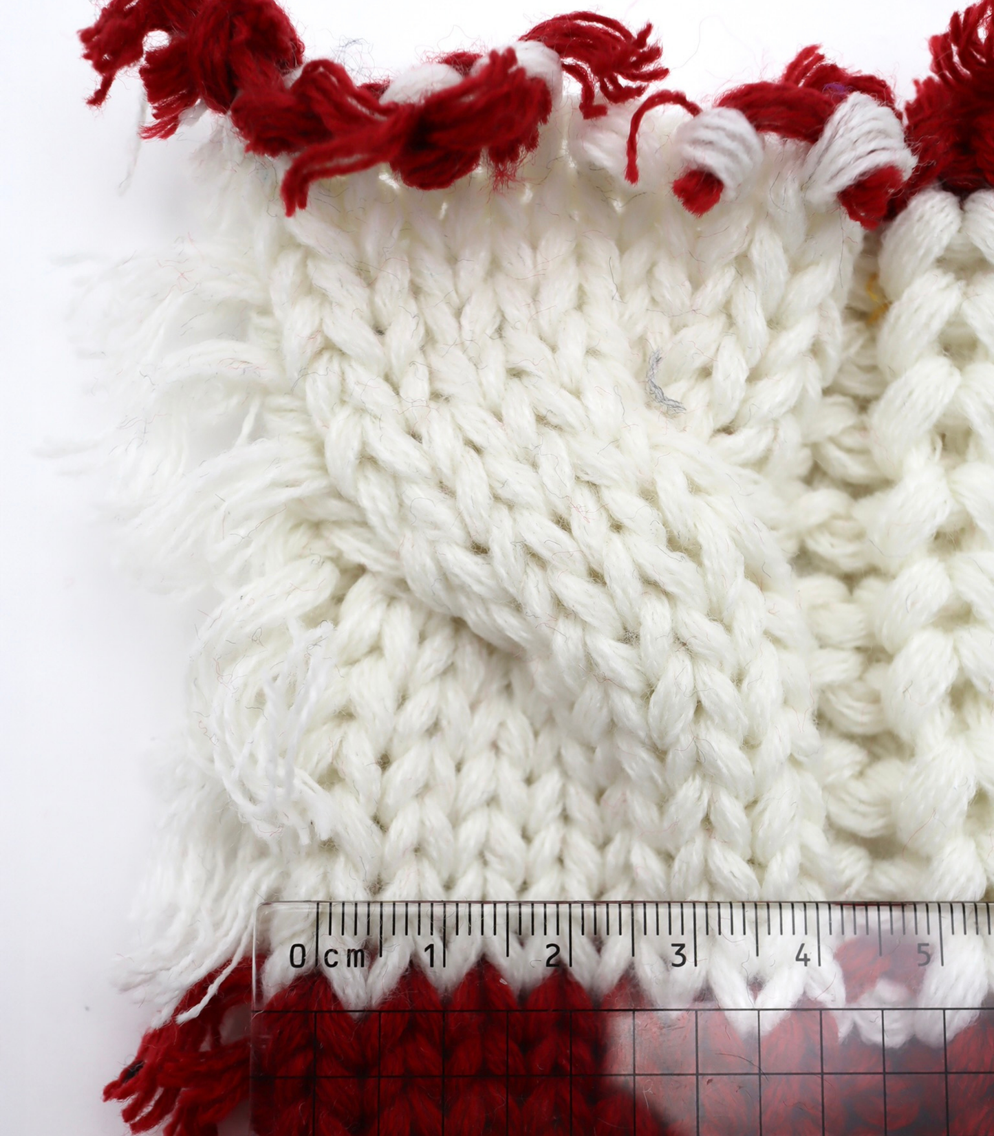 【25SS-106】ローゲージボーダーケーブルニット　/0.5ｙあたり = ～1950円