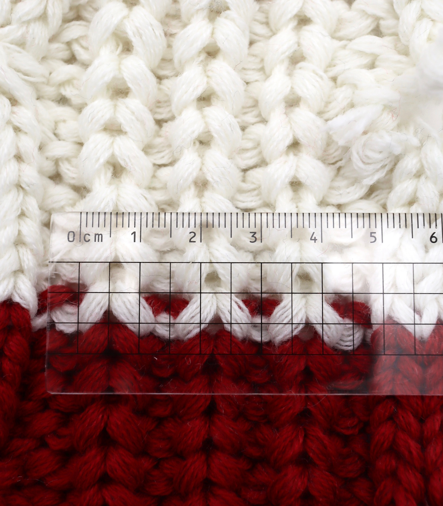 【25SS-106】ローゲージボーダーケーブルニット　/0.5ｙあたり = ～1950円