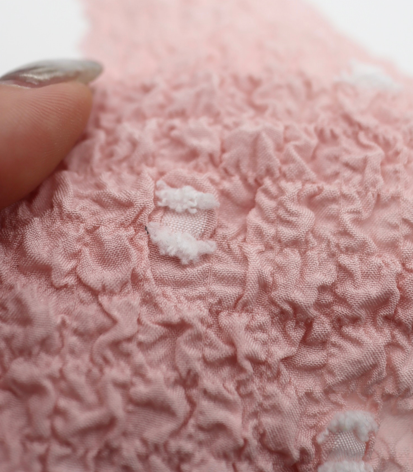 【25SS-205】カットドビードットジャガードシャーリングタフタ　/0.5ｙあたり = ～735円