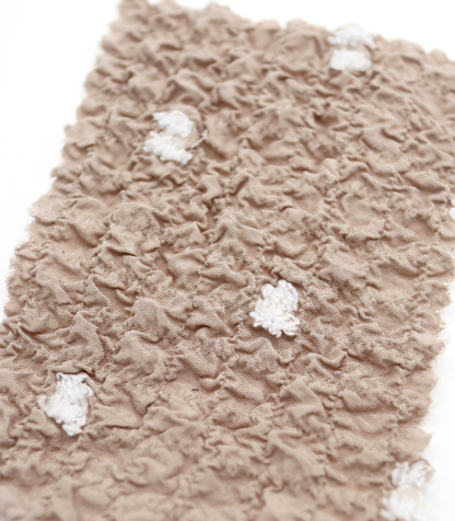 【25SS-205】カットドビードットジャガードシャーリングタフタ　/0.5ｙあたり = ～735円