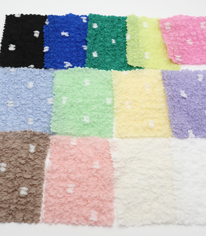 【25SS-205】カットドビードットジャガードシャーリングタフタ　/0.5ｙあたり = ～735円