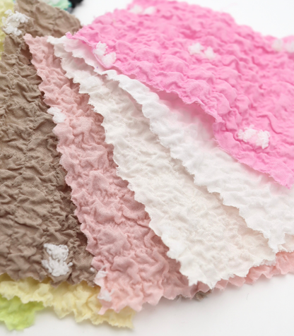 【25SS-205】カットドビードットジャガードシャーリングタフタ　/0.5ｙあたり = ～735円