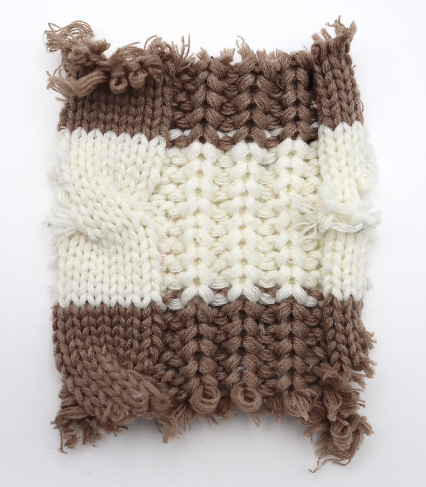 【25SS-106】ローゲージボーダーケーブルニット　/0.5ｙあたり = ～1950円