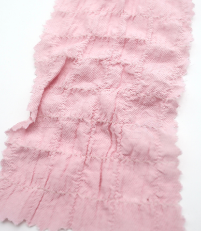 【25SS-207】格子シャーリング風スラブツイル　/0.5ｙあたり = ～ 765円