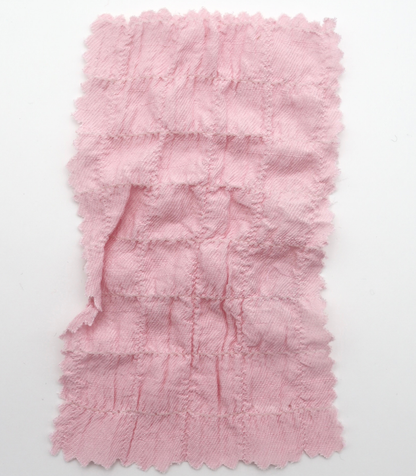 【25SS-207】格子シャーリング風スラブツイル　/0.5ｙあたり = ～ 765円