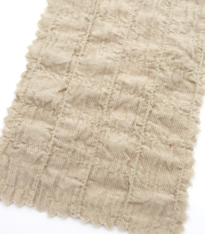 【25SS-207】格子シャーリング風スラブツイル　/0.5ｙあたり = ～ 765円