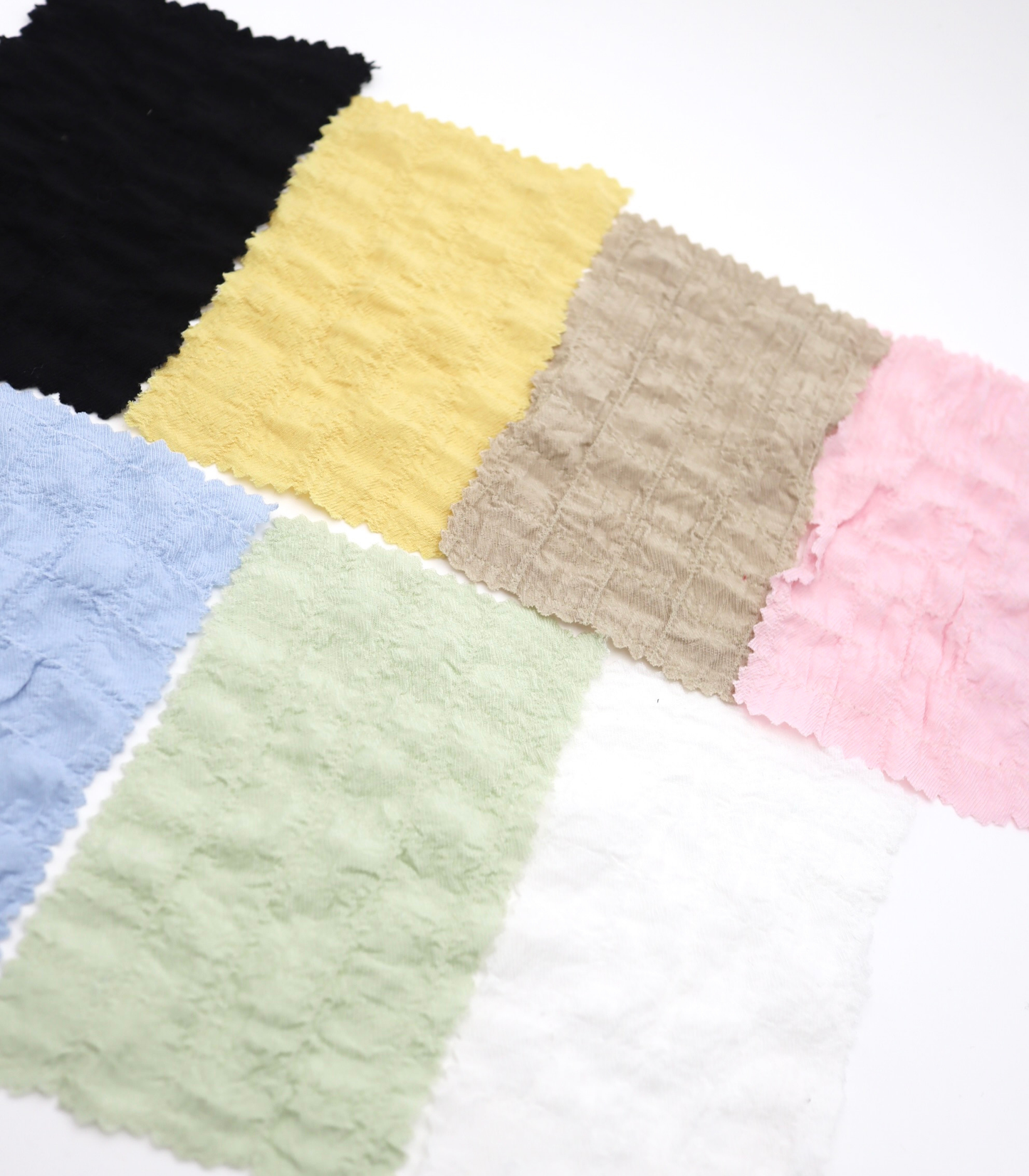 【25SS-207】格子シャーリング風スラブツイル　/0.5ｙあたり = ～ 765円