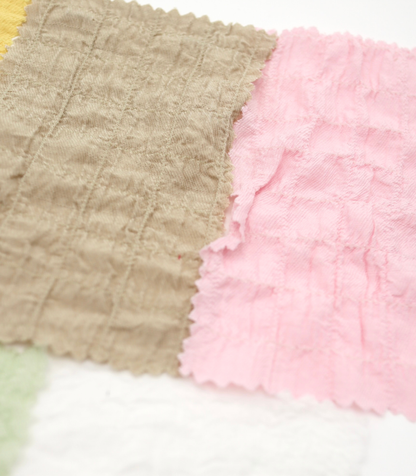 【25SS-207】格子シャーリング風スラブツイル　/0.5ｙあたり = ～ 765円