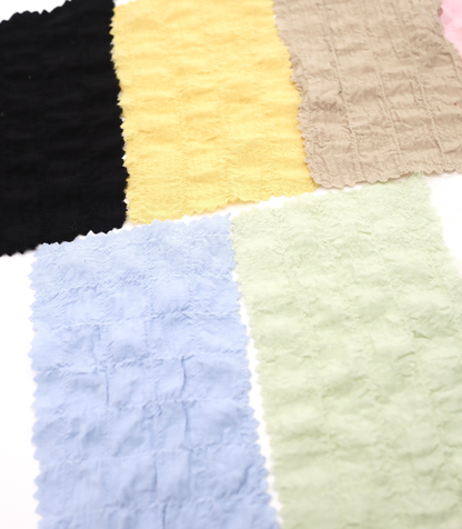 【25SS-207】格子シャーリング風スラブツイル　/0.5ｙあたり = ～ 765円