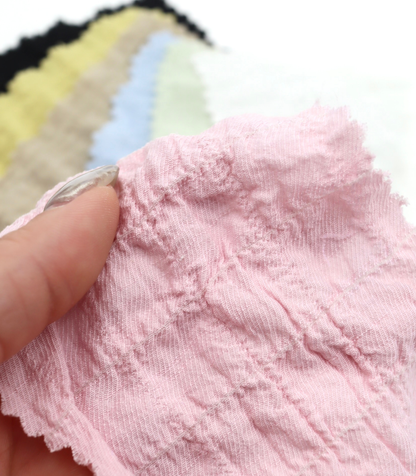 【25SS-207】格子シャーリング風スラブツイル　/0.5ｙあたり = ～ 765円