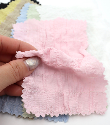 【25SS-207】格子シャーリング風スラブツイル　/0.5ｙあたり = ～ 765円