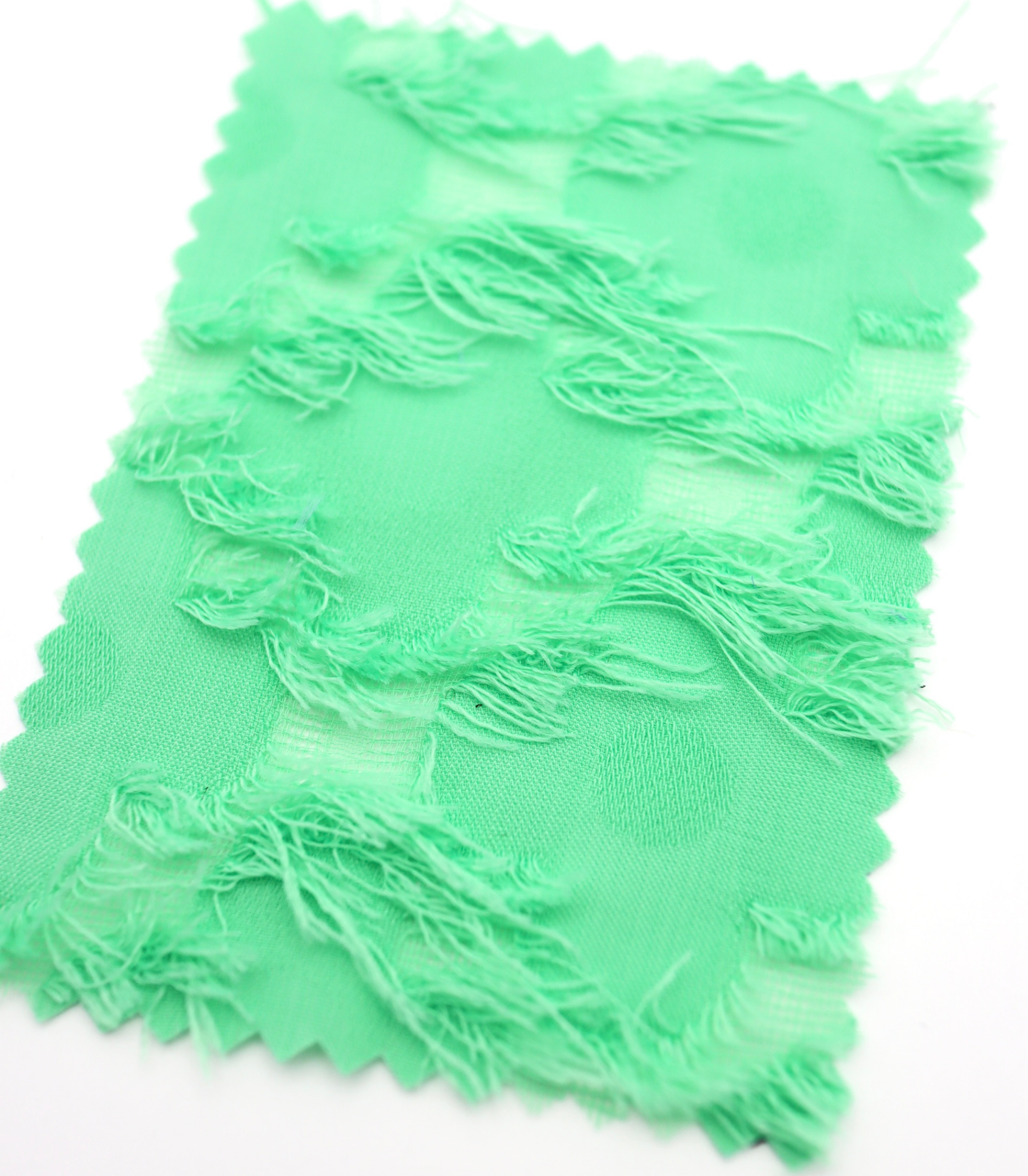 【25SS-379】フリンジトリミングフラワージャガードシフォン　/0.5ｙあたり = ～860円