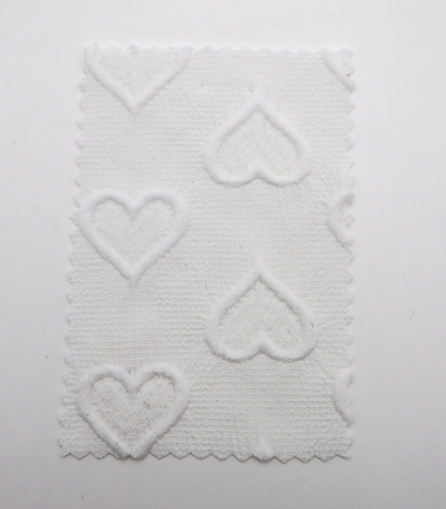 【25SS-043】ぷっくりハートふくれジャガード楊柳シフォン　0.5ｙあたり=～780円