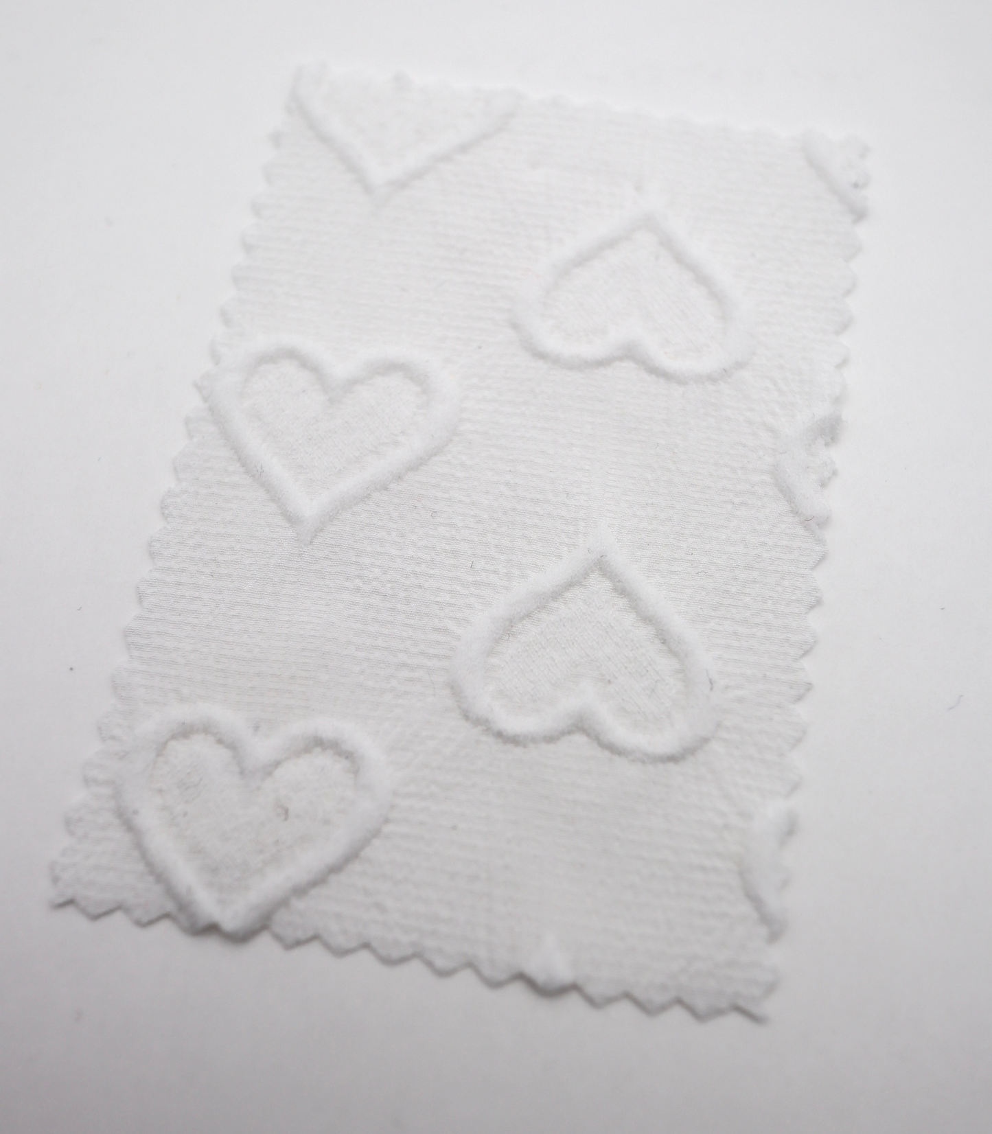 【25SS-043】ぷっくりハートふくれジャガード楊柳シフォン　0.5ｙあたり=～780円