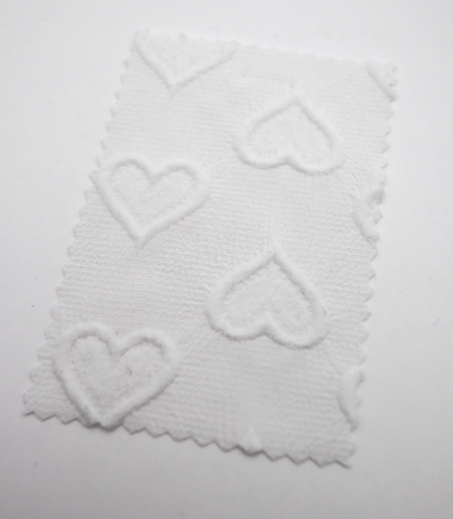 【25SS-043】ぷっくりハートふくれジャガード楊柳シフォン　0.5ｙあたり=～780円