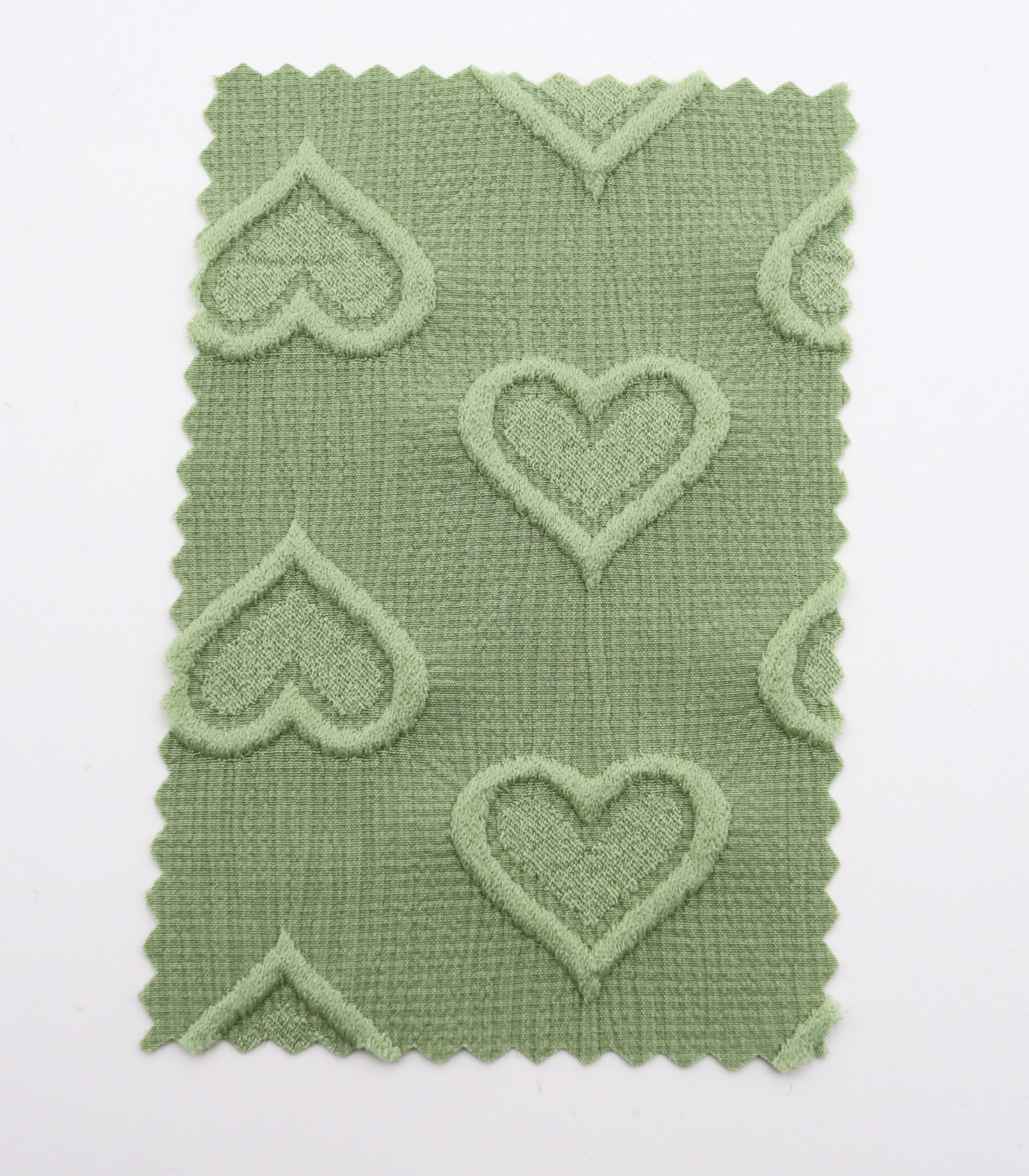 【25SS-043】ぷっくりハートふくれジャガード楊柳シフォン　0.5ｙあたり=～780円