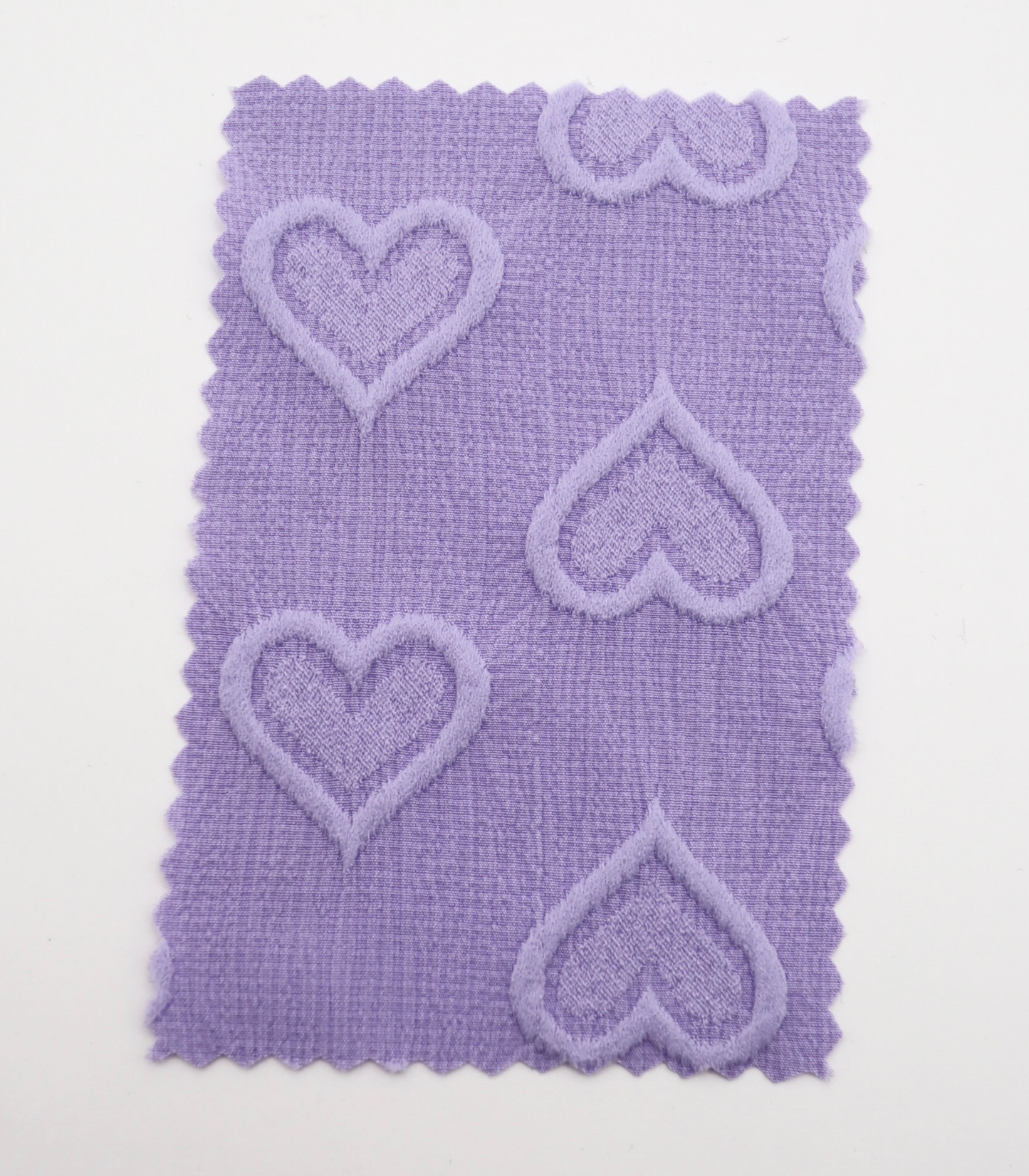 【25SS-043】ぷっくりハートふくれジャガード楊柳シフォン　0.5ｙあたり=～780円