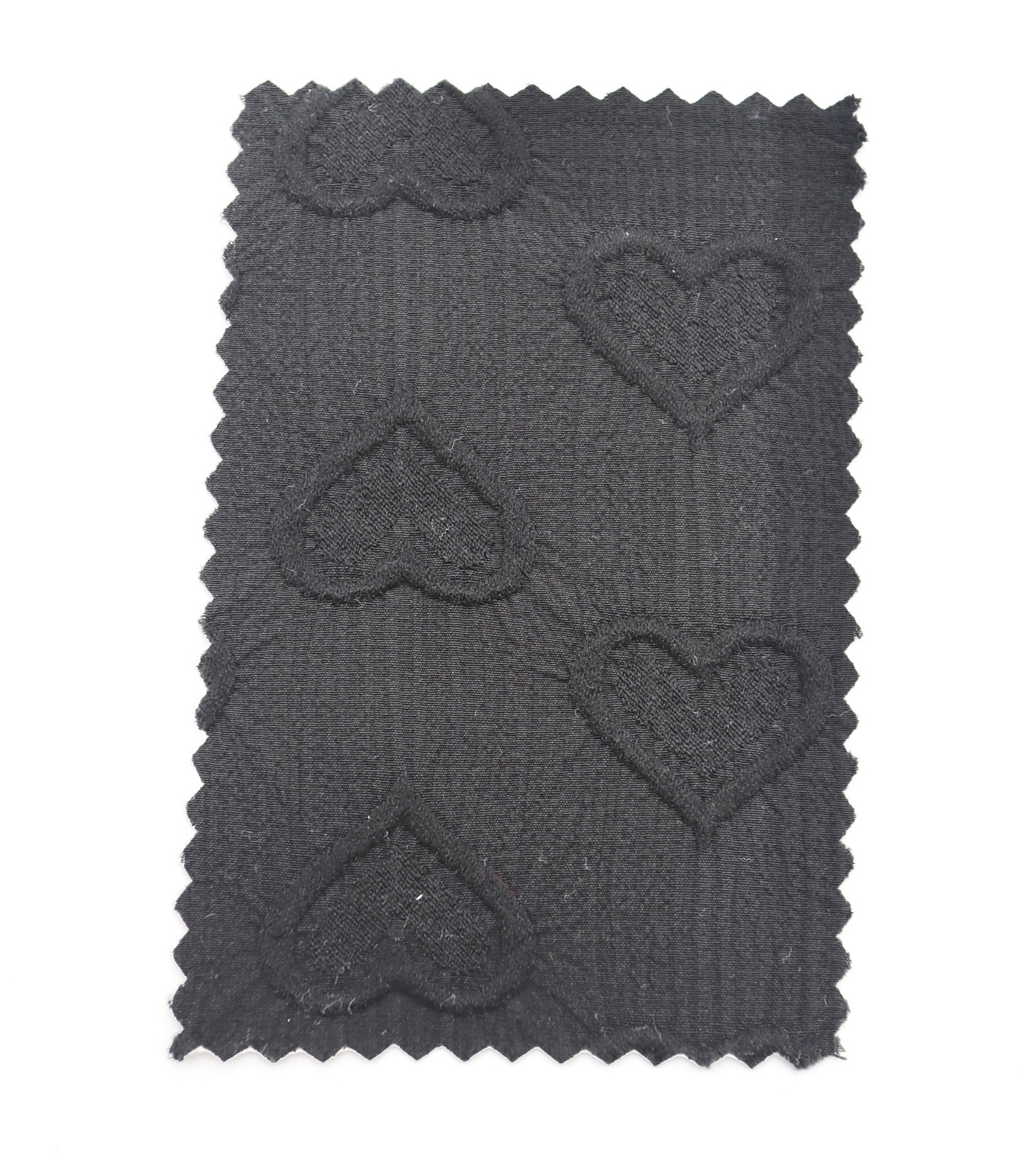 【25SS-043】ぷっくりハートふくれジャガード楊柳シフォン　0.5ｙあたり=～780円