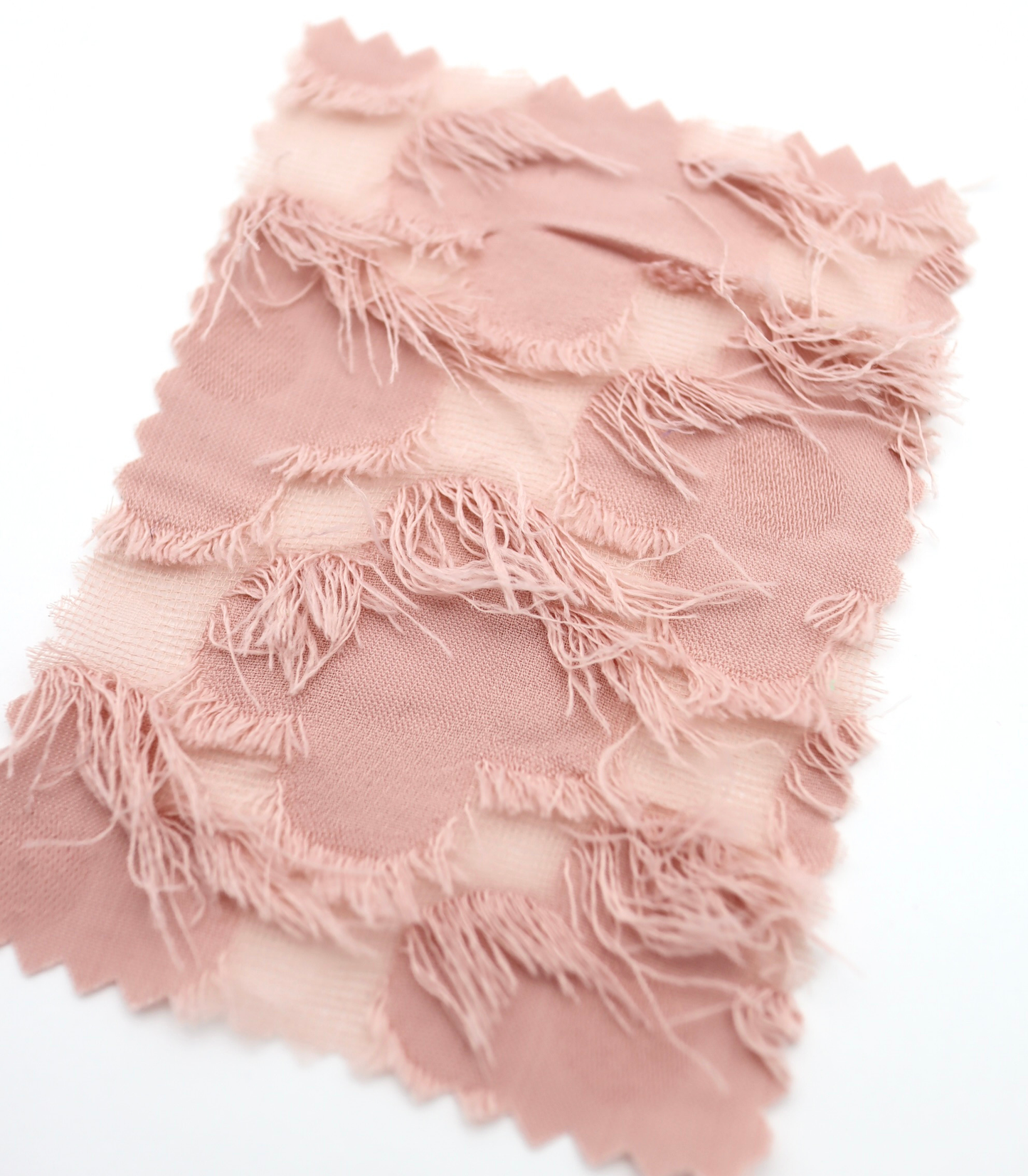 【25SS-379】フリンジトリミングフラワージャガードシフォン　/0.5ｙあたり = ～860円