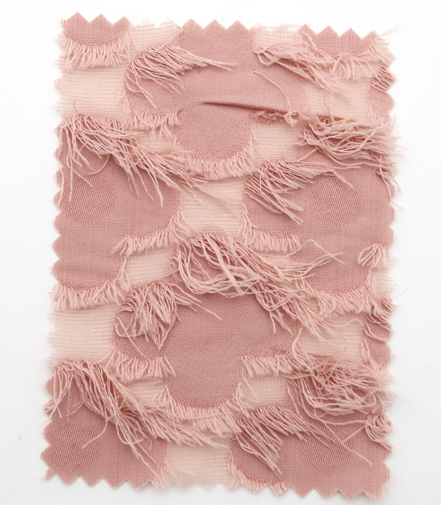 【25SS-379】フリンジトリミングフラワージャガードシフォン　/0.5ｙあたり = ～860円