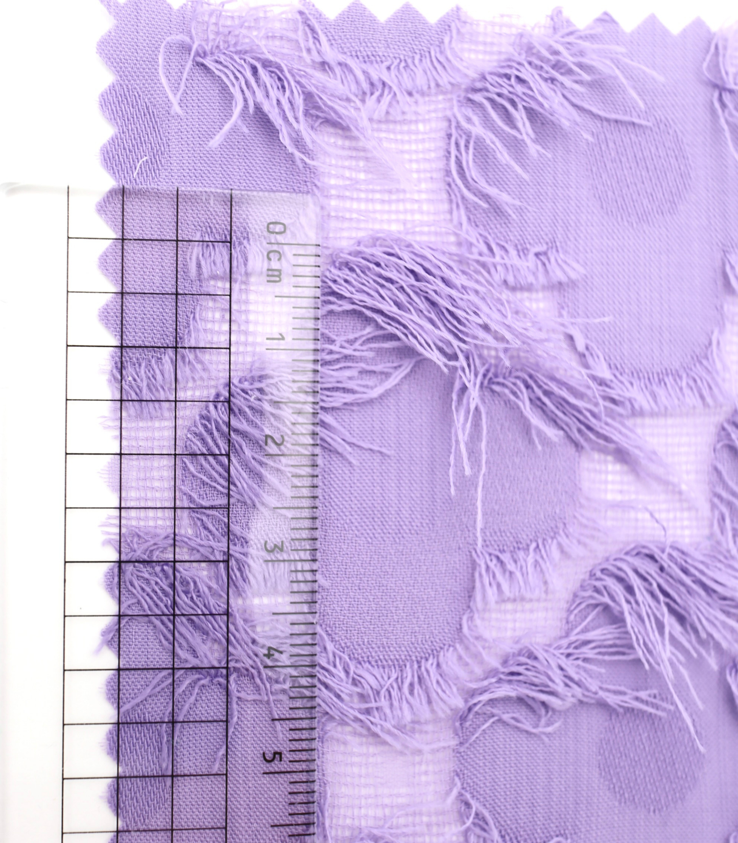 【25SS-379】フリンジトリミングフラワージャガードシフォン　/0.5ｙあたり = ～860円