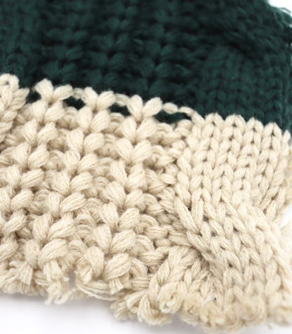 【25SS-106】ローゲージボーダーケーブルニット　/0.5ｙあたり = ～1950円