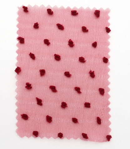 【25SS-067】もこもこカットドビードットキラキラしぼしぼオーガンジー　/0.5ｙあたり = ～605円