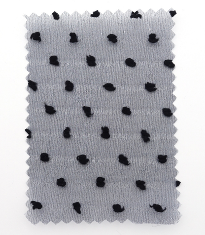 【25SS-067】もこもこカットドビードットキラキラしぼしぼオーガンジー　/0.5ｙあたり = ～605円