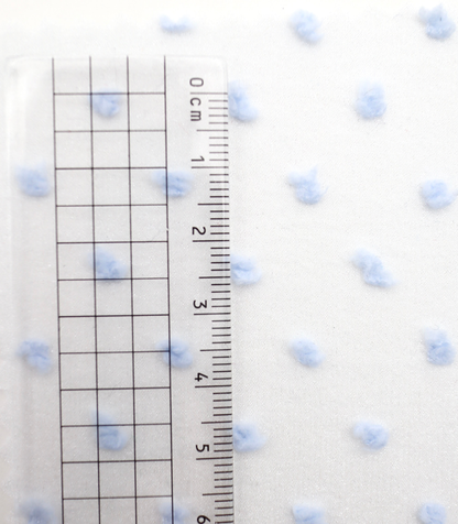 【25SS-067】もこもこカットドビードットキラキラしぼしぼオーガンジー　/0.5ｙあたり = ～605円