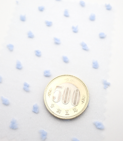 【25SS-067】もこもこカットドビードットキラキラしぼしぼオーガンジー　/0.5ｙあたり = ～605円