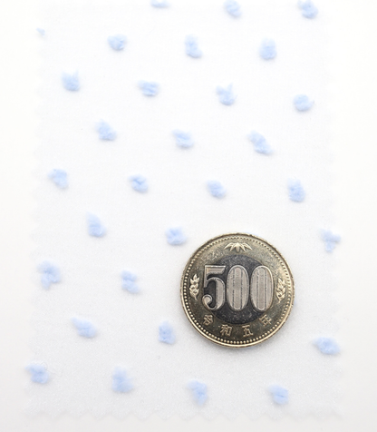 【25SS-067】もこもこカットドビードットキラキラしぼしぼオーガンジー　/0.5ｙあたり = ～605円