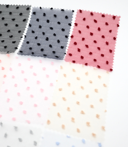 【25SS-067】もこもこカットドビードットキラキラしぼしぼオーガンジー　/0.5ｙあたり = ～605円