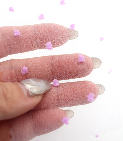 【25SS-374】もこもこカットドビードットキラキラしぼオーガンジー　/0.5ｙあたり = ～715円