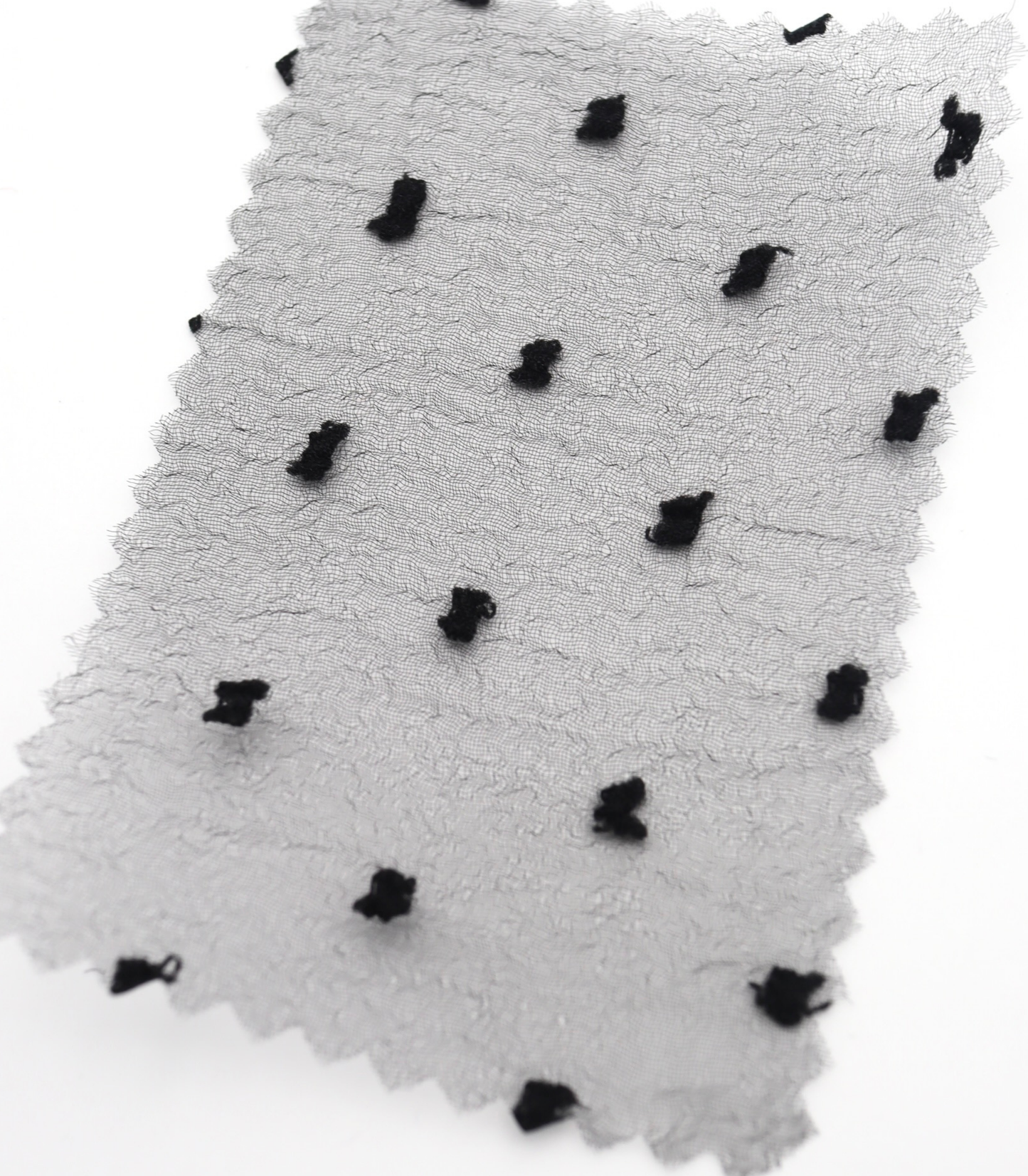 【25SS-374】もこもこカットドビードットキラキラしぼオーガンジー　/0.5ｙあたり = ～715円