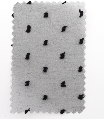 【25SS-374】もこもこカットドビードットキラキラしぼオーガンジー　/0.5ｙあたり = ～715円