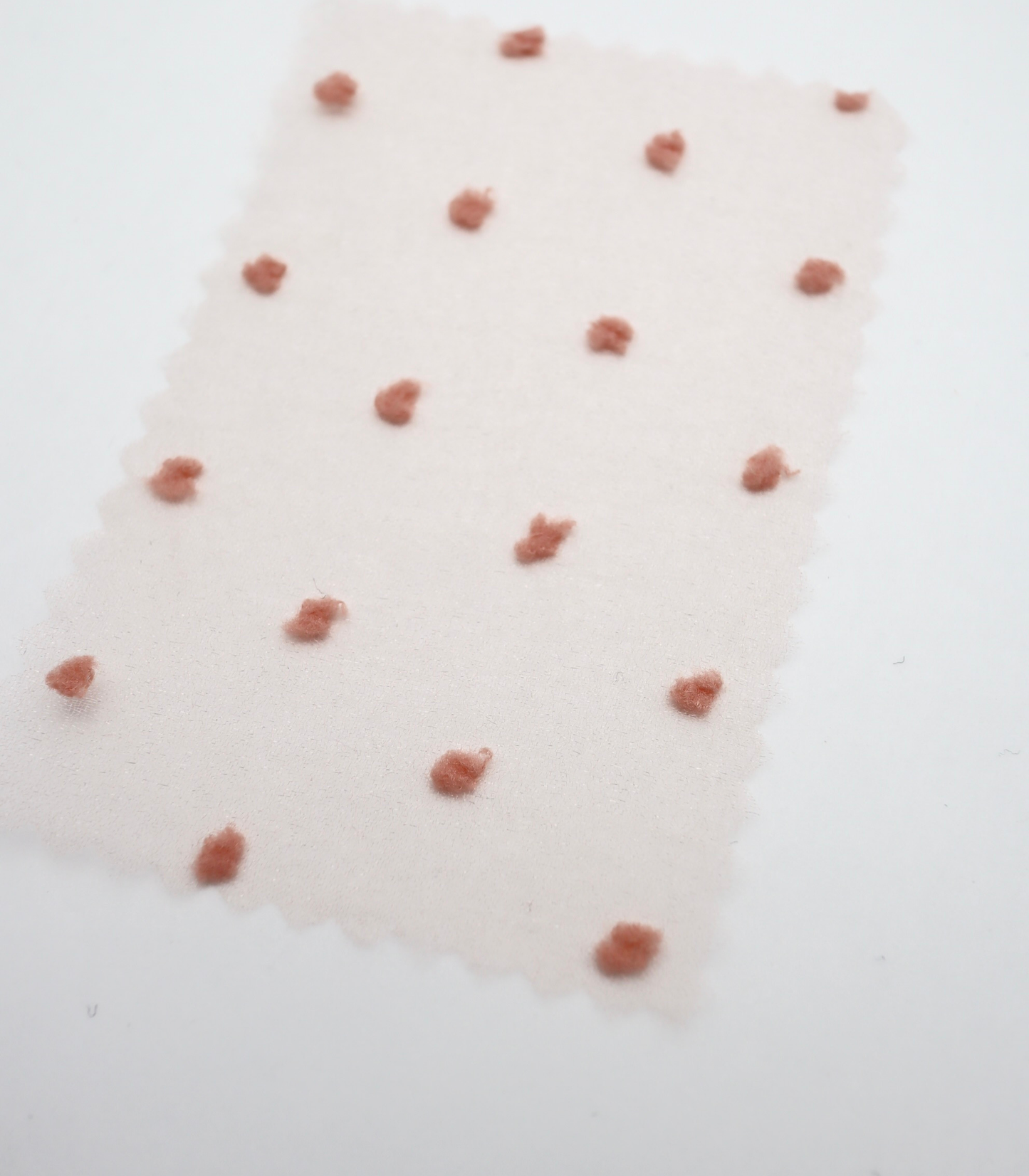 【25SS-374】もこもこカットドビードットキラキラしぼオーガンジー　/0.5ｙあたり = ～715円