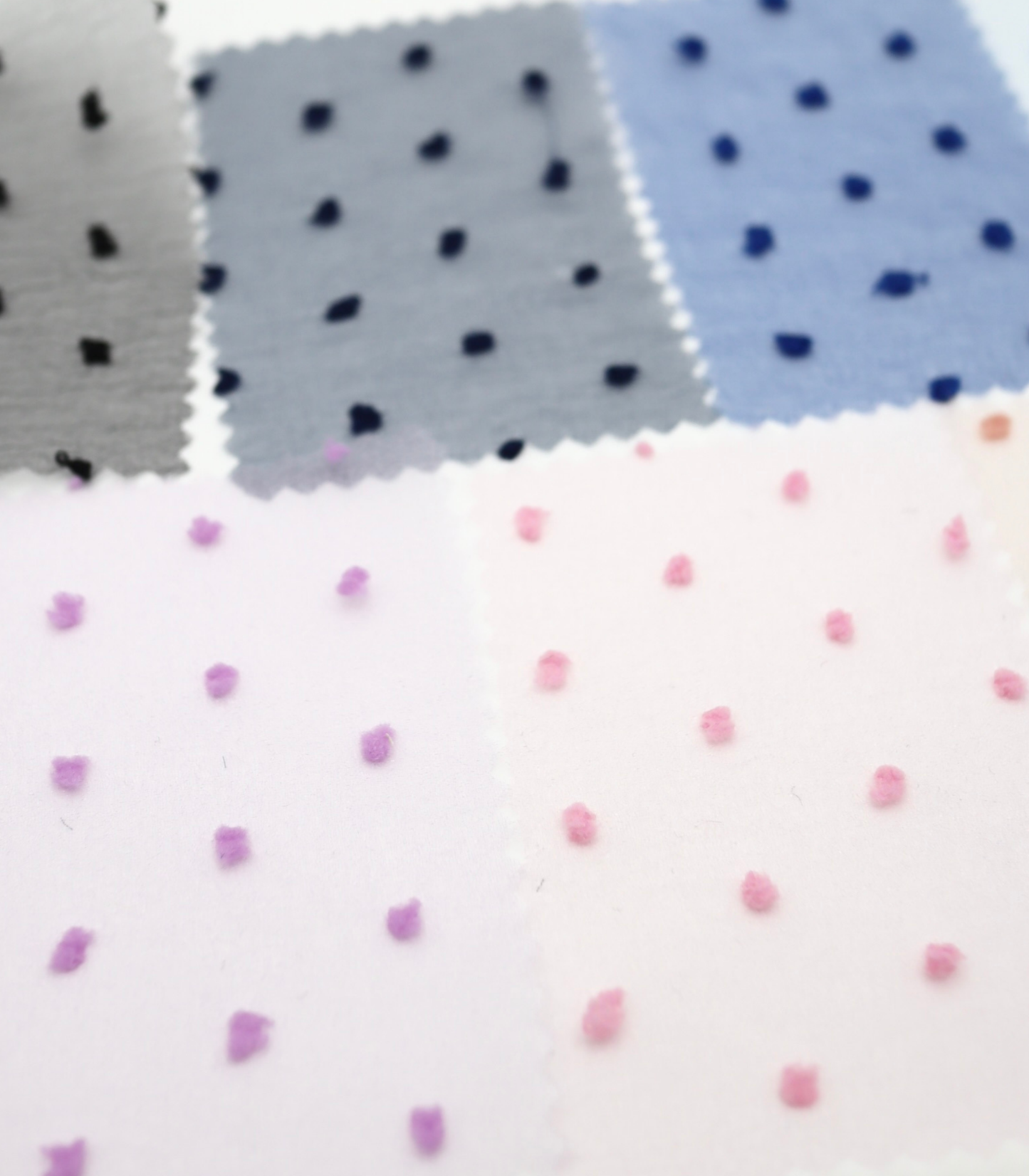 【25SS-374】もこもこカットドビードットキラキラしぼオーガンジー　/0.5ｙあたり = ～715円