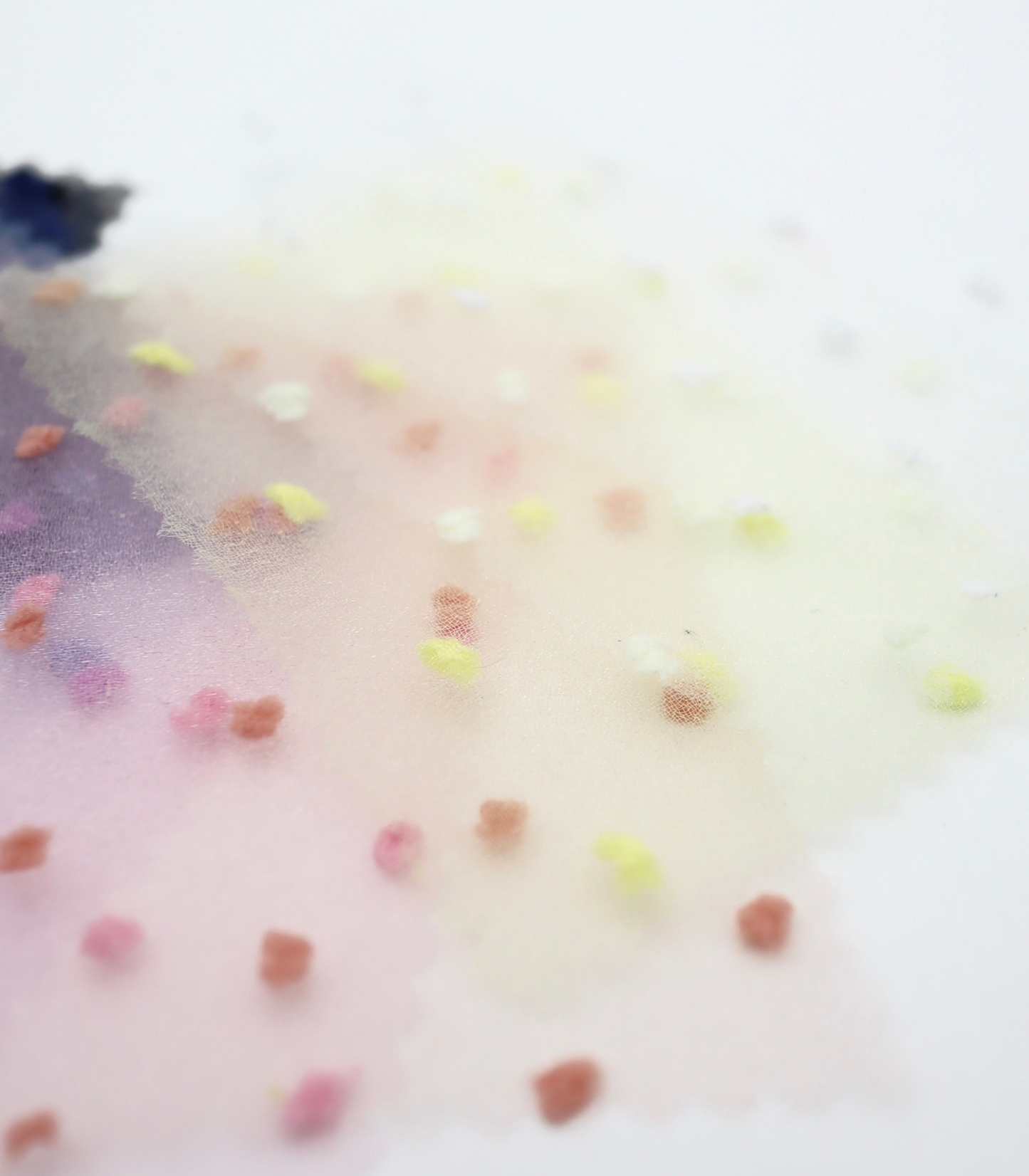 【25SS-374】もこもこカットドビードットキラキラしぼオーガンジー　/0.5ｙあたり = ～715円