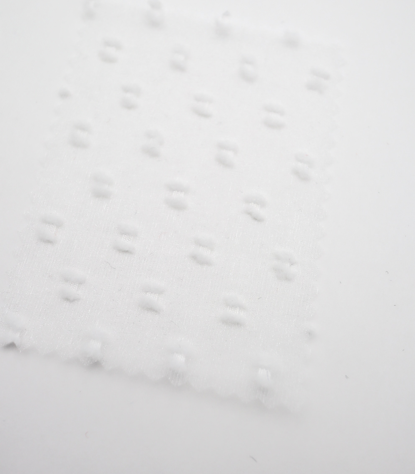 【25SS-375】フリンジドットジャガードシボオーガンジー　/0.5ｙあたり = ～715円