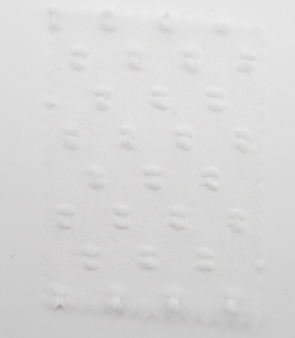 【25SS-375】フリンジドットジャガードシボオーガンジー　/0.5ｙあたり = ～715円