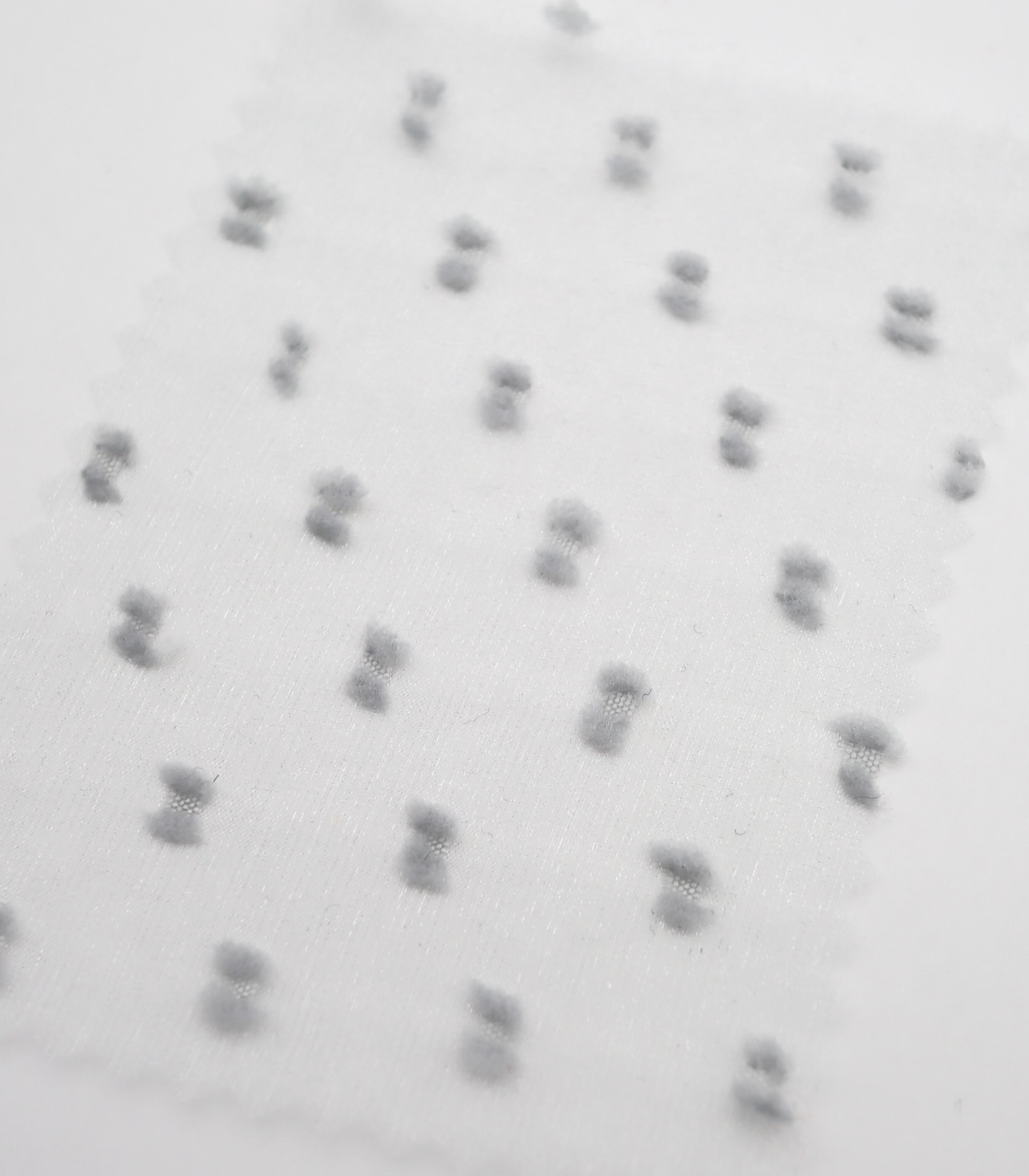 【25SS-375】フリンジドットジャガードシボオーガンジー　/0.5ｙあたり = ～715円