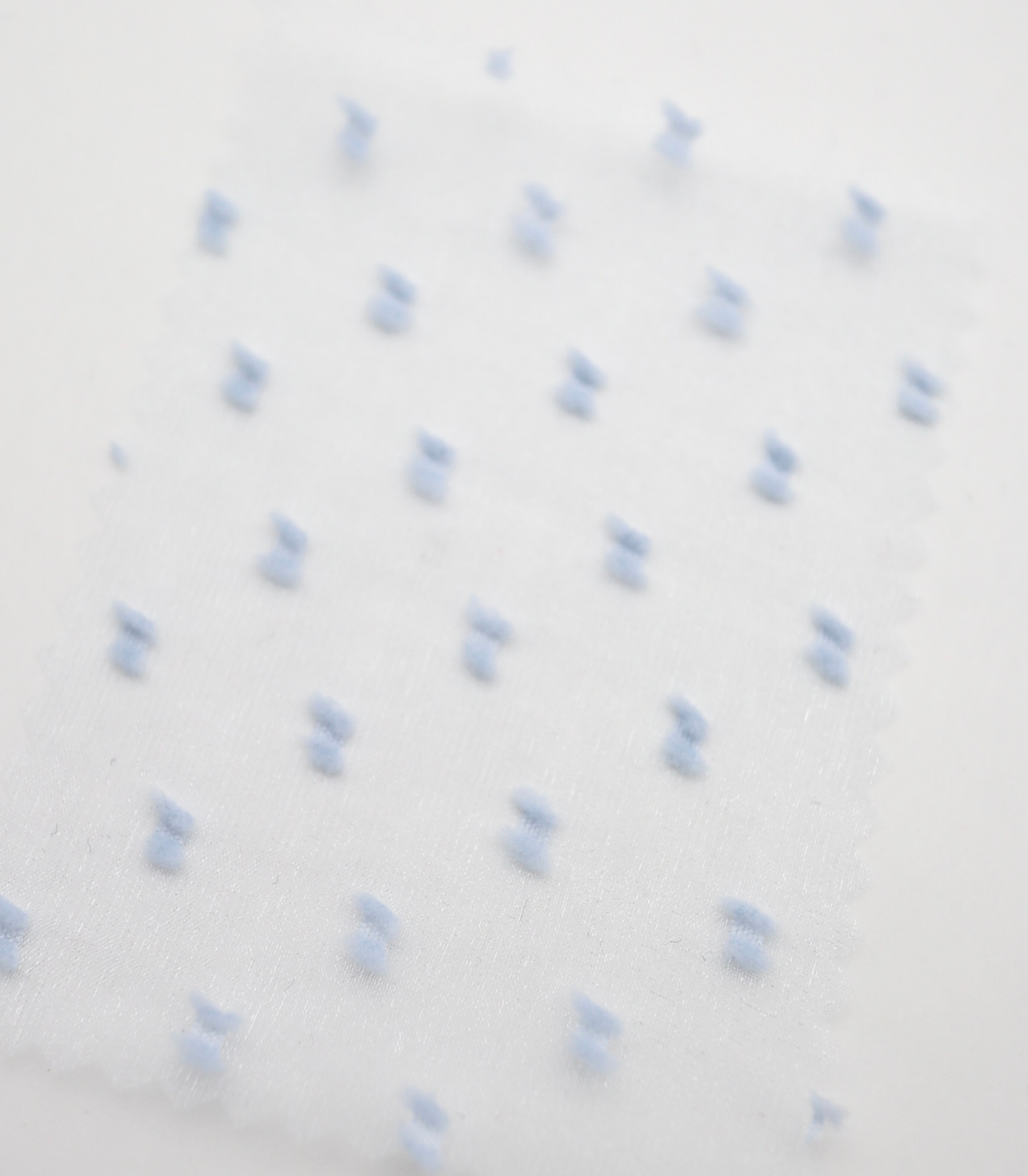 【25SS-375】フリンジドットジャガードシボオーガンジー　/0.5ｙあたり = ～715円