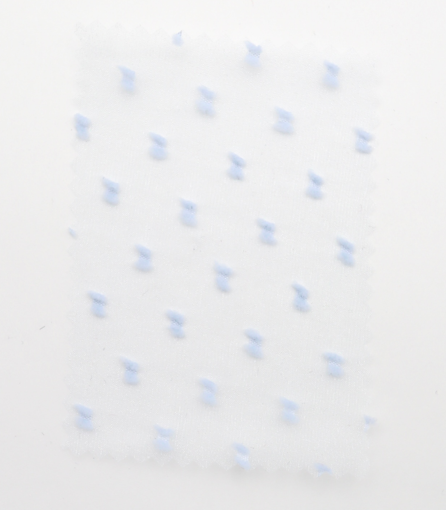 【25SS-375】フリンジドットジャガードシボオーガンジー　/0.5ｙあたり = ～715円