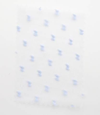 【25SS-375】フリンジドットジャガードシボオーガンジー　/0.5ｙあたり = ～715円